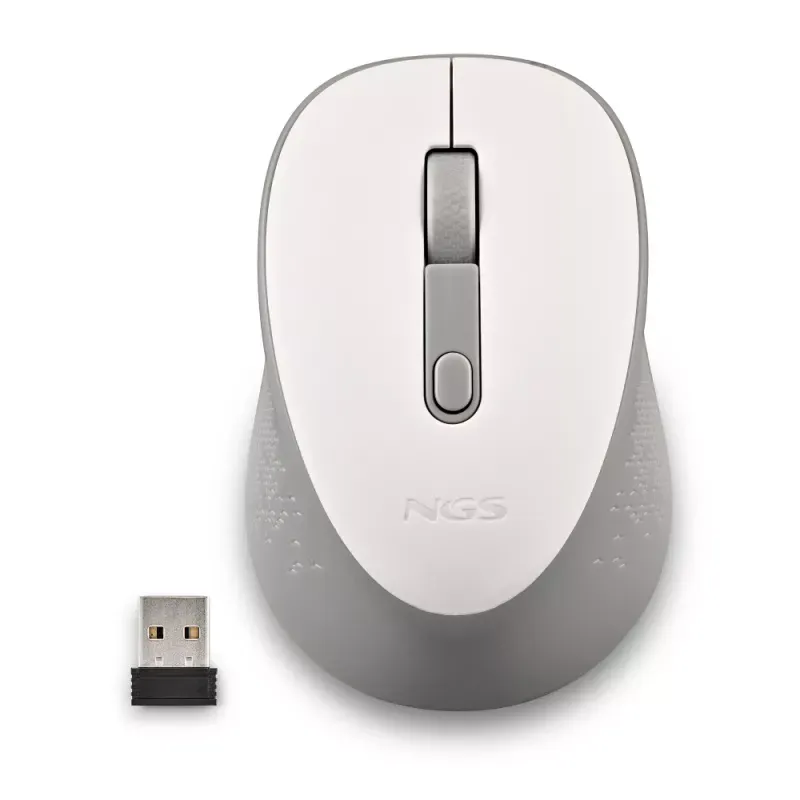 Rato Wireless Silent Mouse 2.4GHZ - Branco