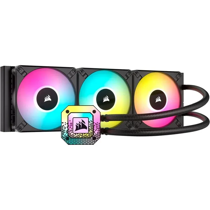 Water Cooler CPU Corsair iCUE H150i Elite Capellix XT RGB 360mm Preto