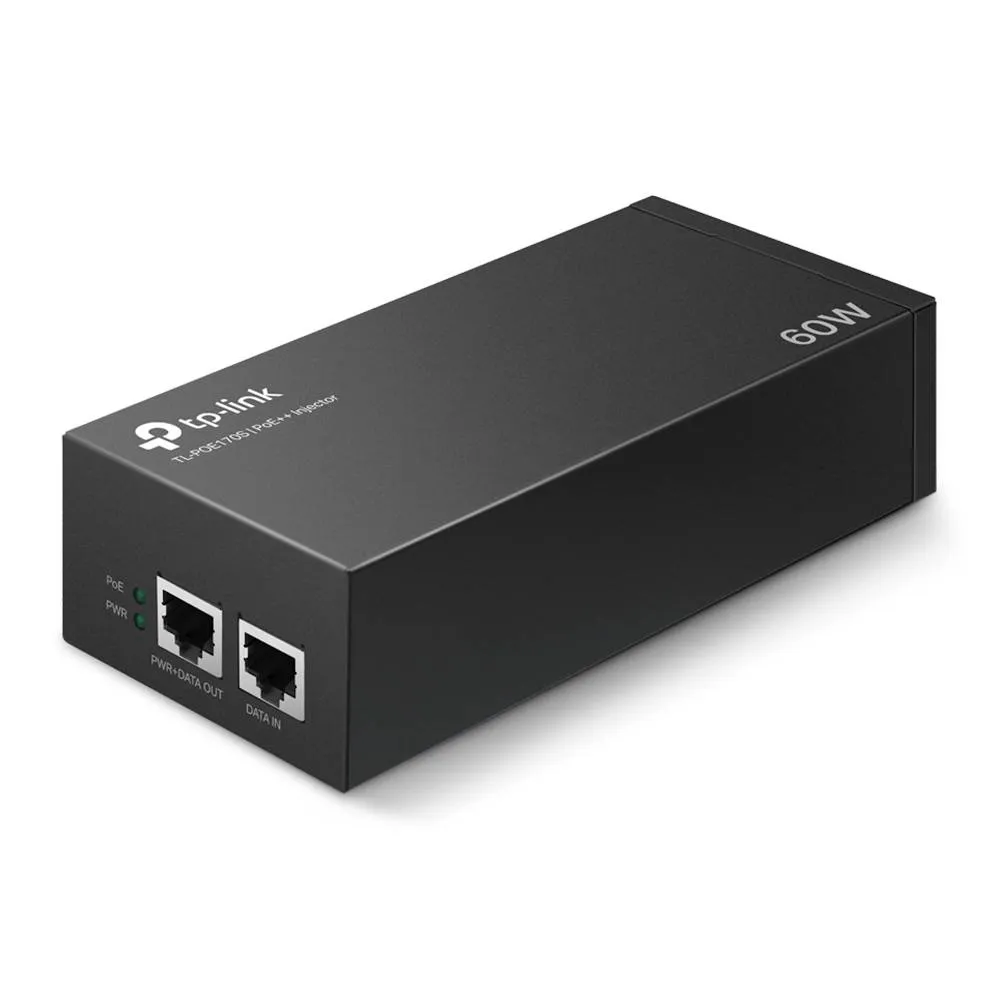 Injetor PoE++ TP-Link TL-POE170S AC 100/240V 60W Preto