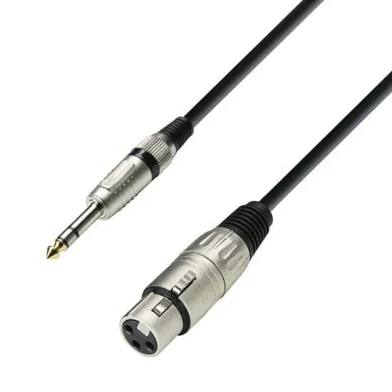 Adam Hall CABO MICROFONE K3BFV0600 6m XLR/Jack