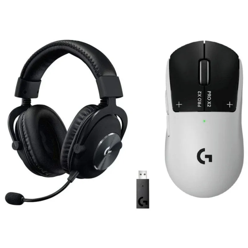 Rato Logitech PRO X2 SUPERSTRIKE Sem Fios 44000 DPI Branco Háptico LIGHTSPEED