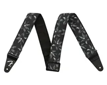 Correia Guitarra Fender Hawaiian Strap Black Floral 2"