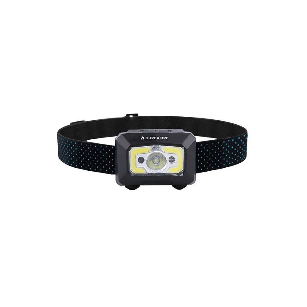 Superfire Lanterna frontal Non-contact switch X30 340lm USB