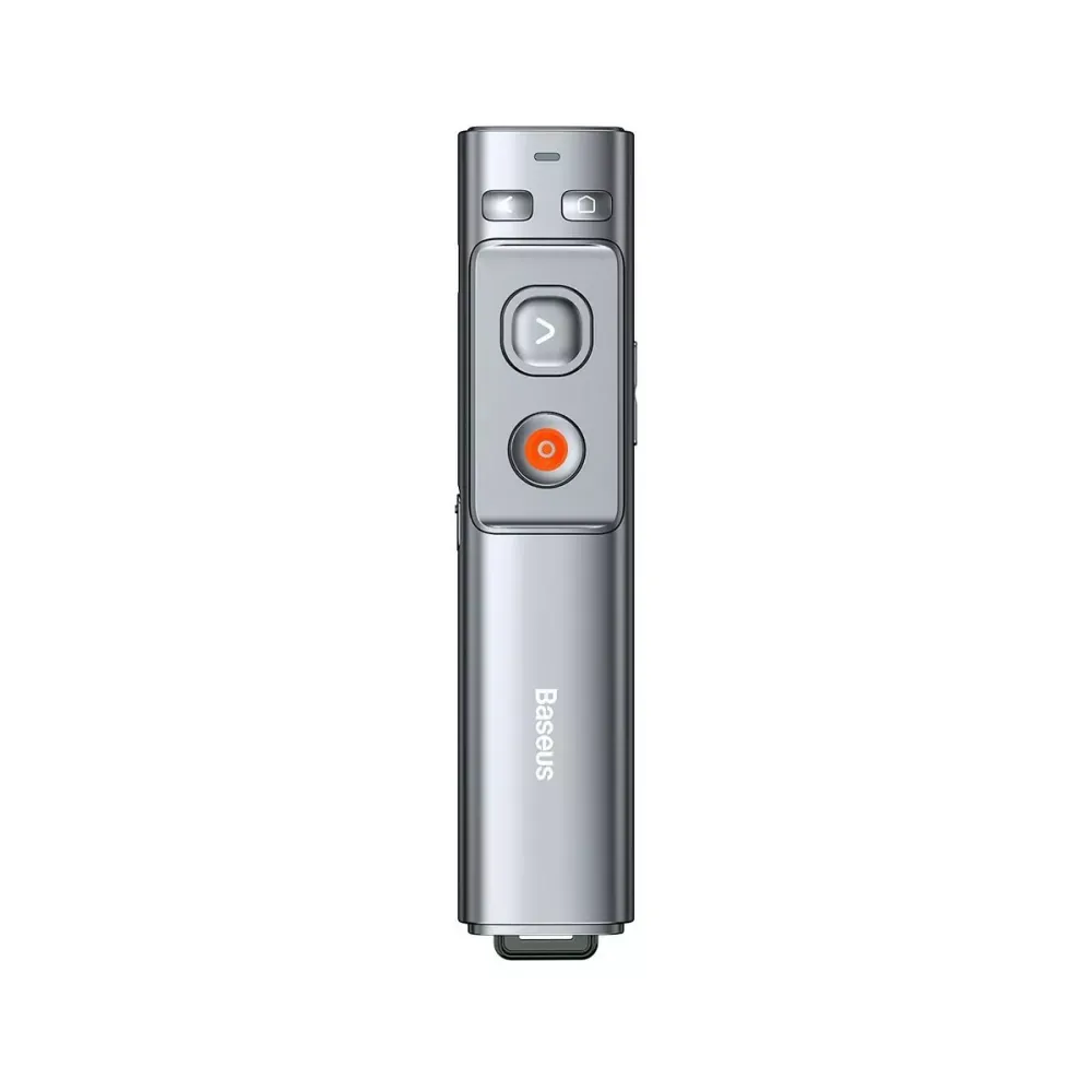 Apontador Laser Vermelho Baseus Dot Wireless Cinzento