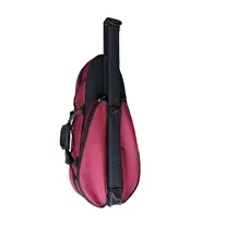 Estojo de Violino Rapsody Compact 4/4 Preto/Vermelho