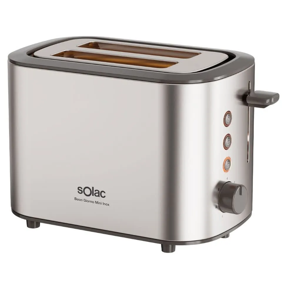 Tostadeira Solac Tl5423 470W 2R Curto Aço Inoxidável