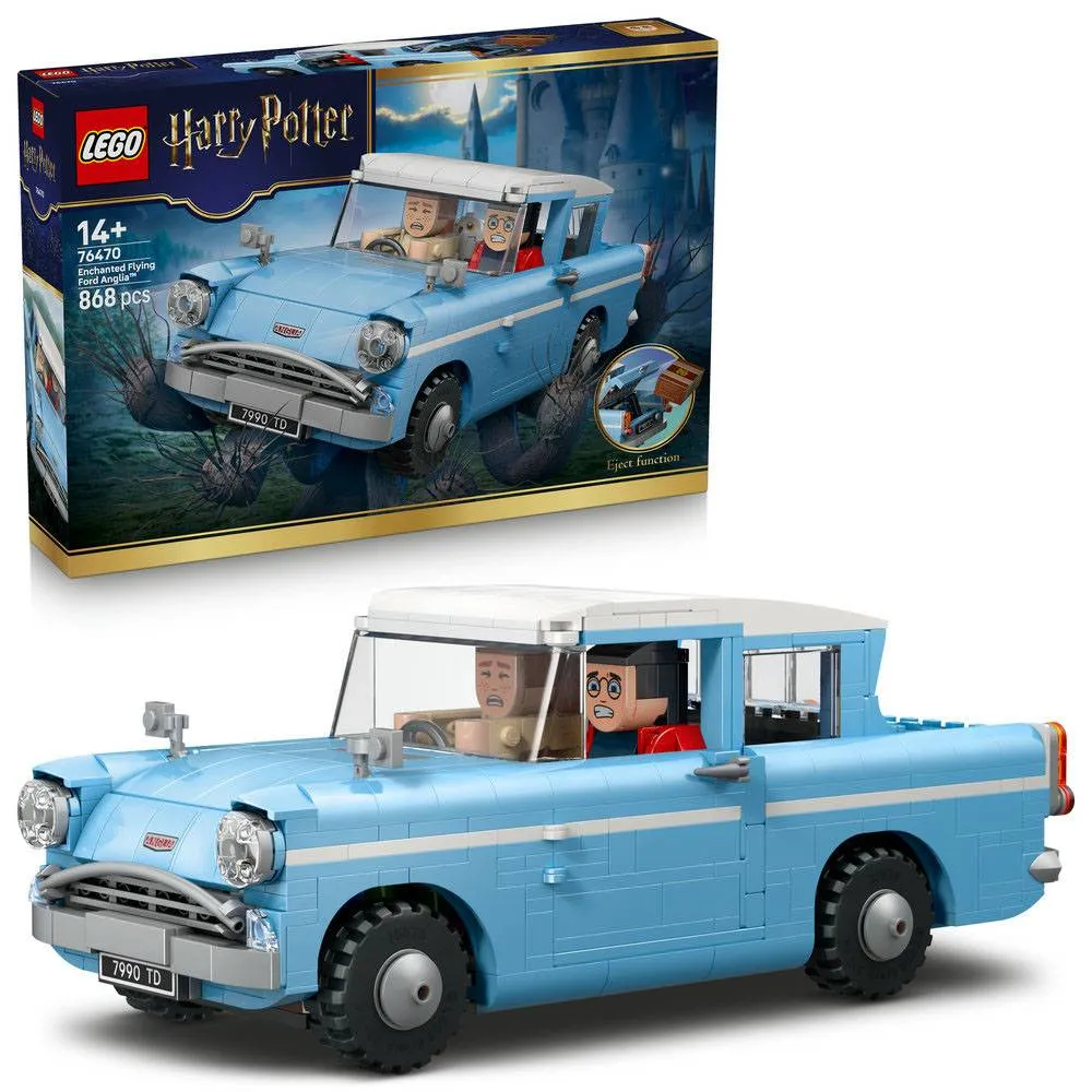 LEGO Harry Potter: Ford Anglia Voador Encantado | Idades 14+ | 868 Peças | Item 76470