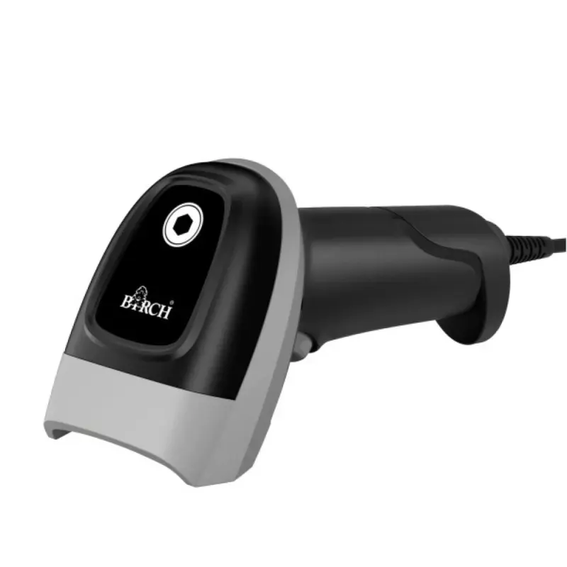 Scanner Birch BS-101, Imager 1D / 2D ou QR-Code; Interface USB; Côr Preto , c/ Suporte