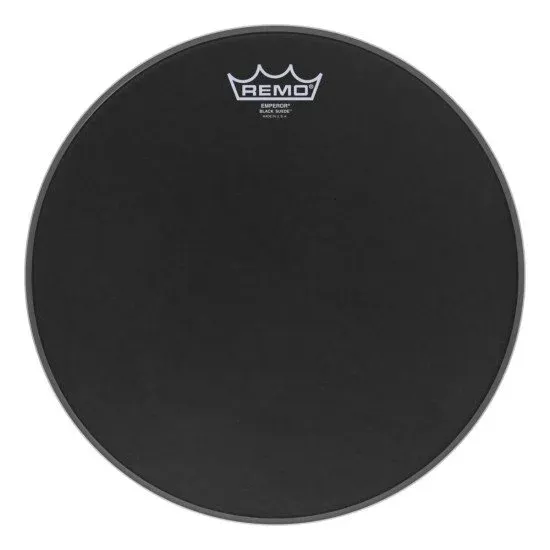 Remo 13" Emperor Black Suede