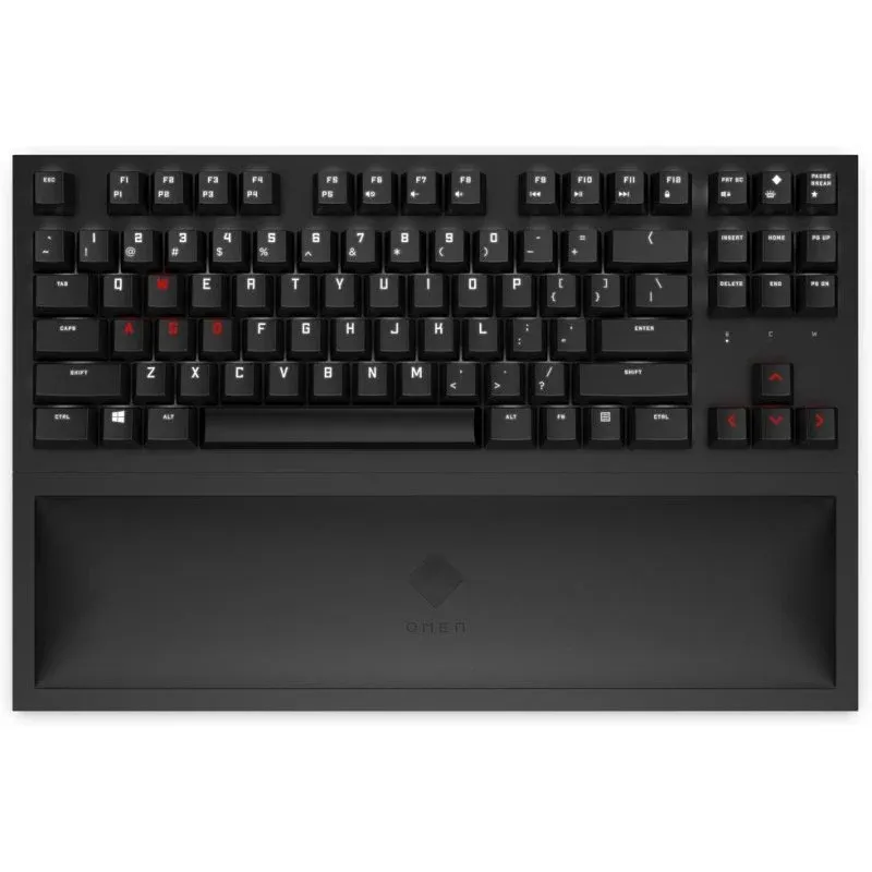 Teclado HP OMEN Spacer TKL mecânico Layout EN sem fios com iluminação