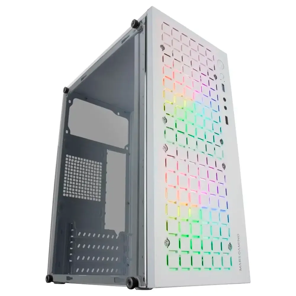Caixa Micro-ATX Mars Gaming MC-CORE FRGB Branca