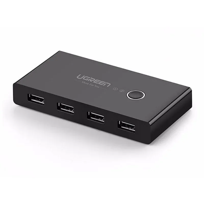 Switch USB KVM USB 2x4 UGREEN USB 2.0 Preto