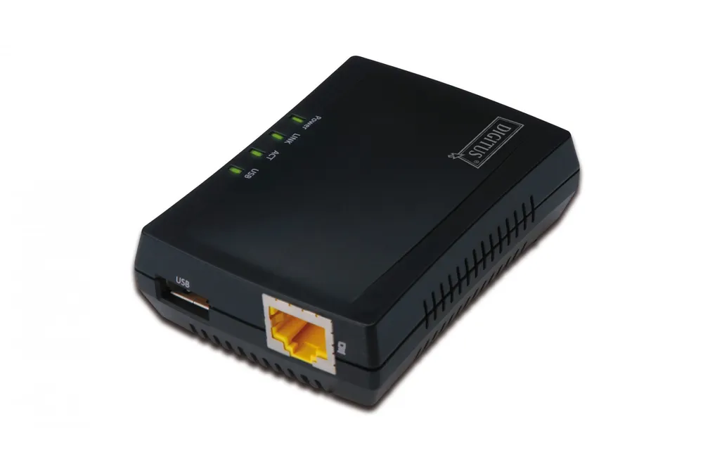 Digitus 1-Port USB 2.0 Multifunction Network Server DN-13020