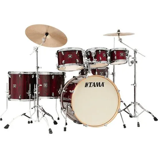 Tama Superstar Classic 7pc PGGP Gloss Garnet Lacebark Pine