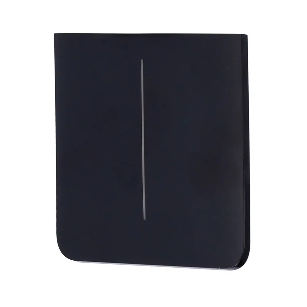 Ajax Painel Táctil para Interruptor de Luz Duplo Sidebutton Preto - AJ-SIDEBUTTON-2G-B-VERT
