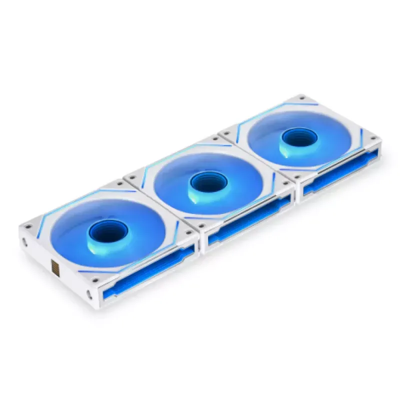 Ventoinha Lian Li UNI FAN SL120 Infinity RGB Reverse Blade PWM Branco 120mm (Pack 3)