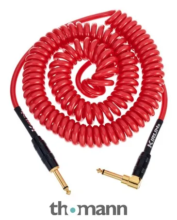 Kirlin Premium Coil Cable 6m Red