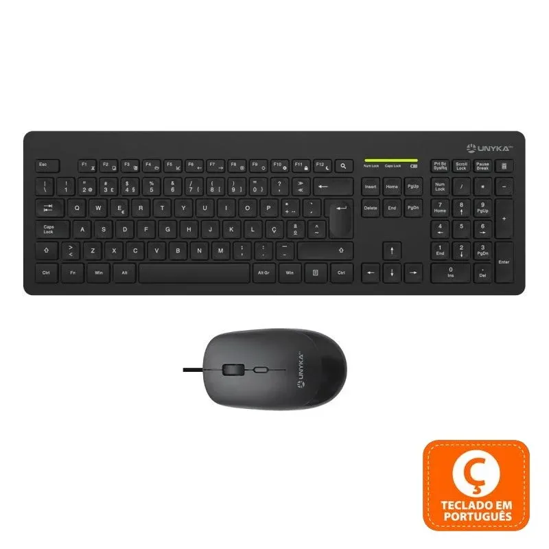 UNYKAch MK212 Pro Pack Teclado Rato Sem Fios (PT)