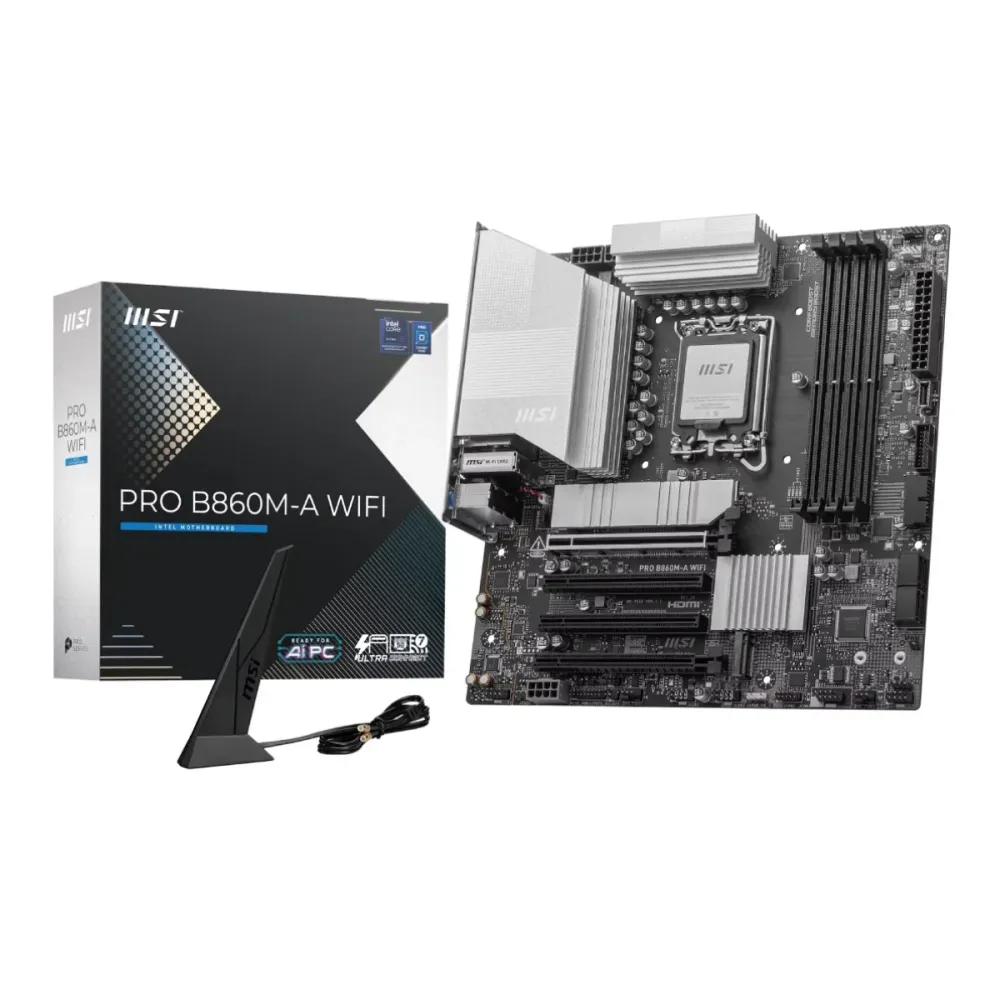 Motherboard ATX MSI Pro B860M-A Wi-Fi LGA 1851 4XDDR5