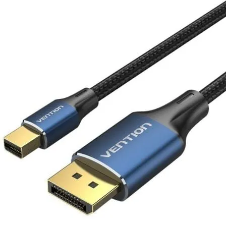 Cabo DisplayPort Vention HCFLH 8K 2m DisplayPort Macho para Mini DisplayPort Macho Dourado