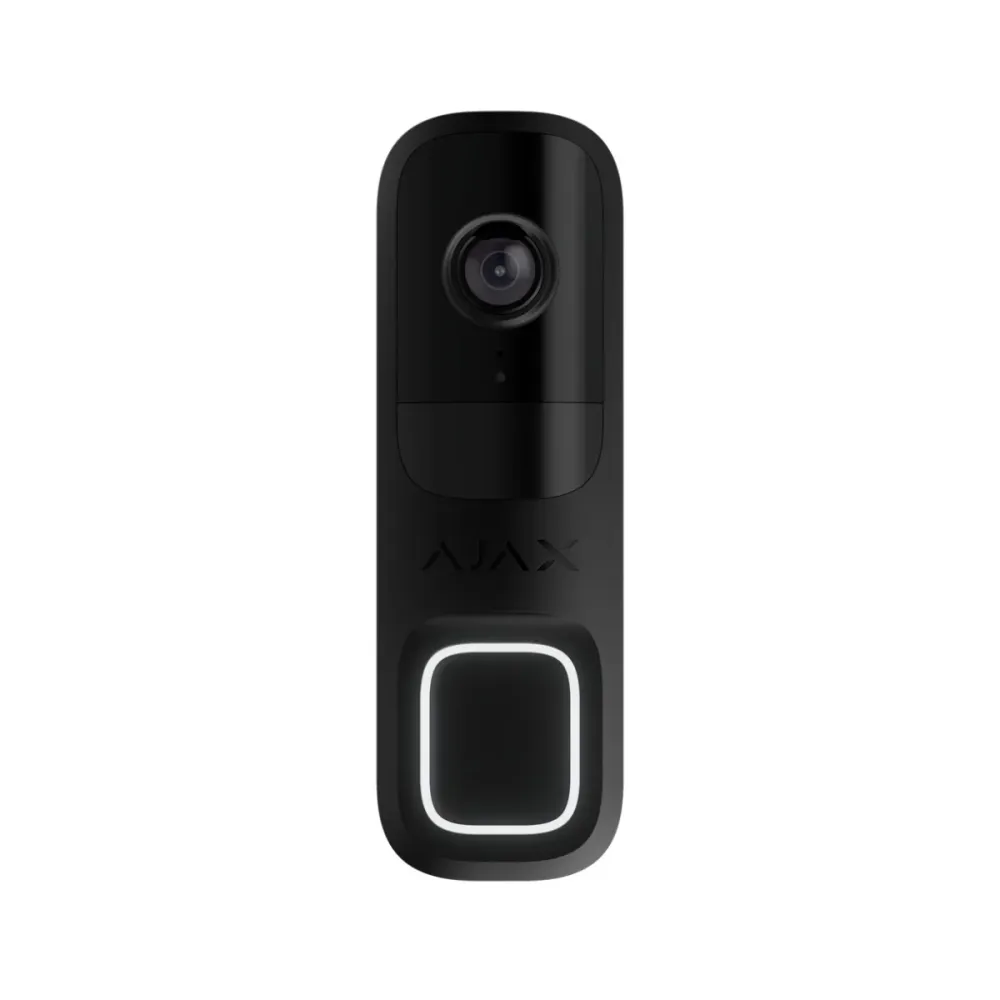 Campainha Ajax 4MP IA Integrada Preto - AJ-DOORBELL-4-B