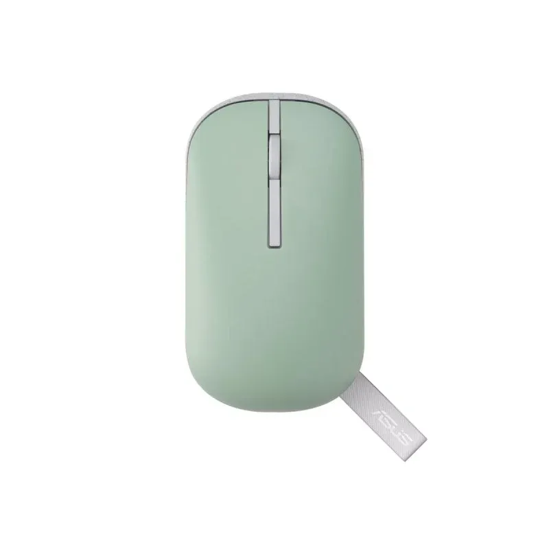 ASUS Marshmallow Mouse MD100 Rato Ótico Ambidestro 1600 DPI Sem Fios RF/Bluetooth Verde