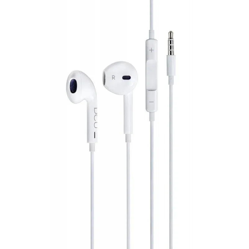 DCU Auriculares Estéreo Brancos