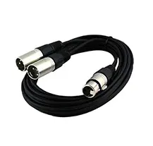 Cabo Áudio PowerAcoustics CAB2138 1xXLRF/2xXlrM 50cm