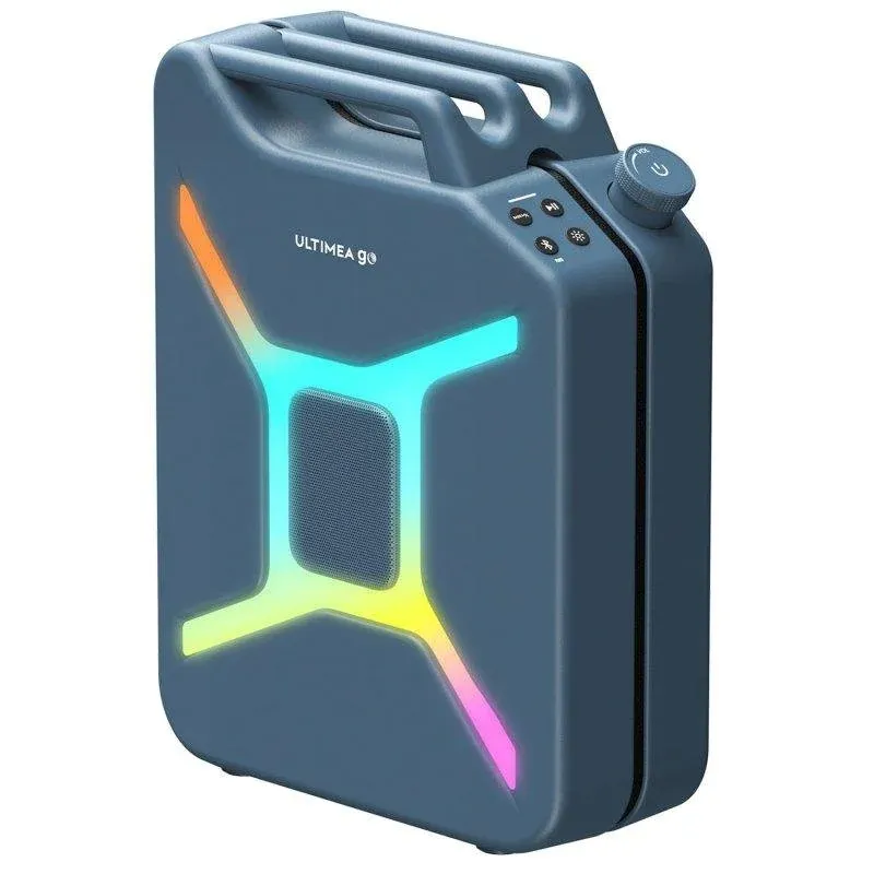Colunas Ultimea Go Bluetooth 300W com graves, luzes RGB e TWS