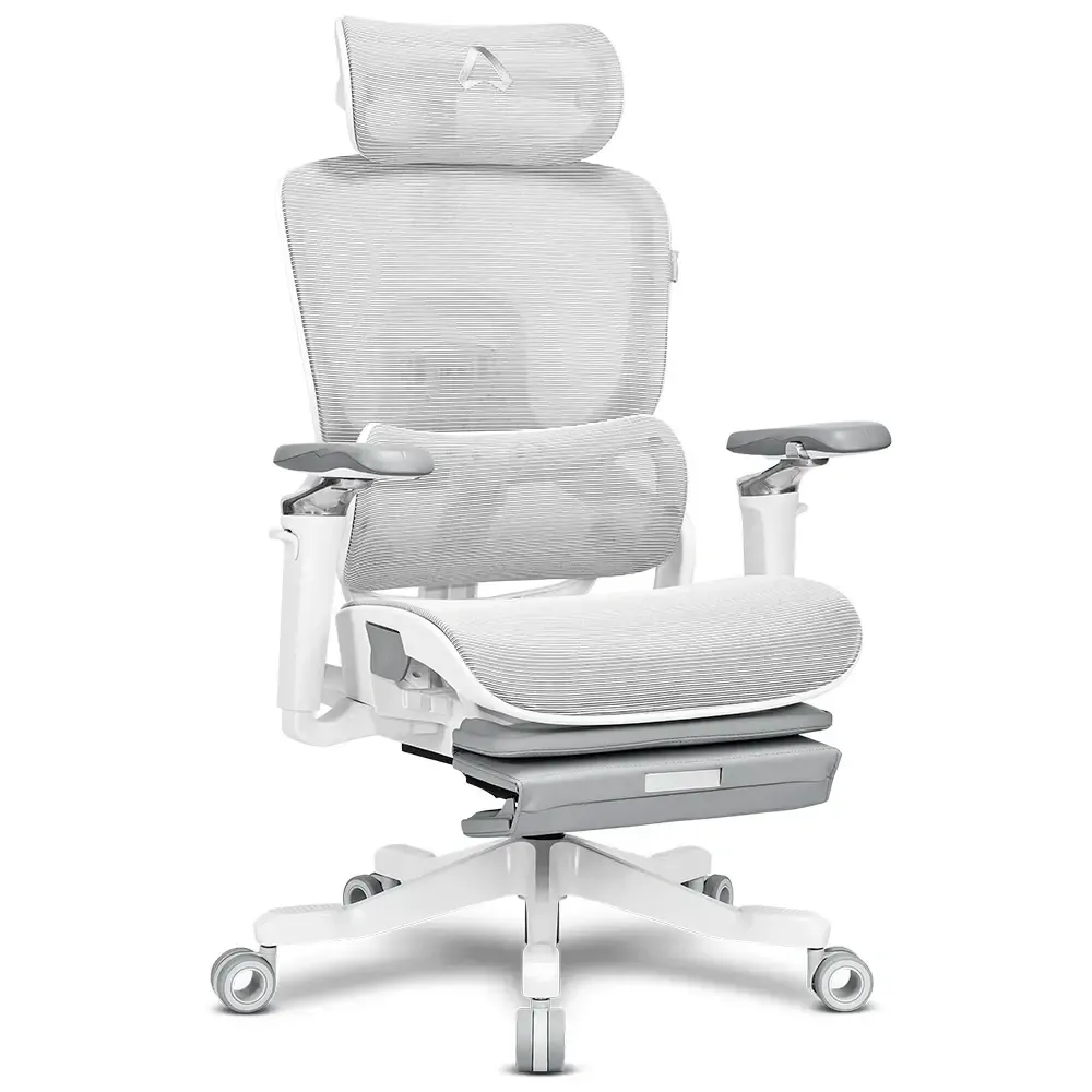 Cadeira Gaming Alpha Gamer Swell White/Grey