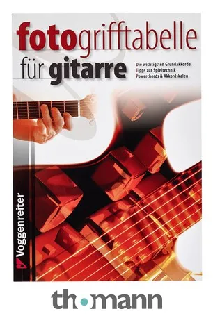 Voggenreiter Fotogrifftabelle Gitarre