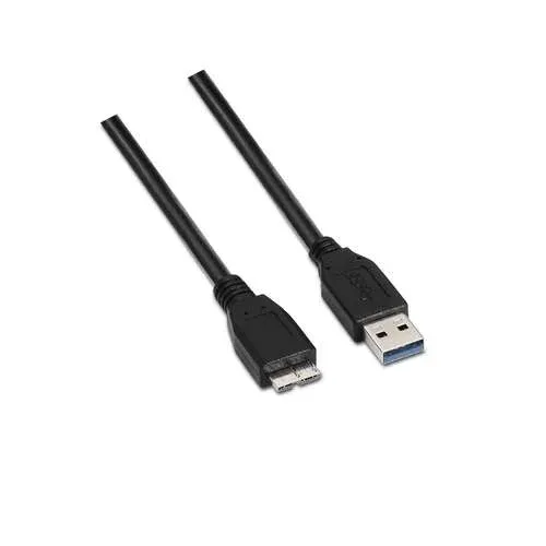 Cabo USB AISENS A105-0043 USB A Micro-USB B Preto