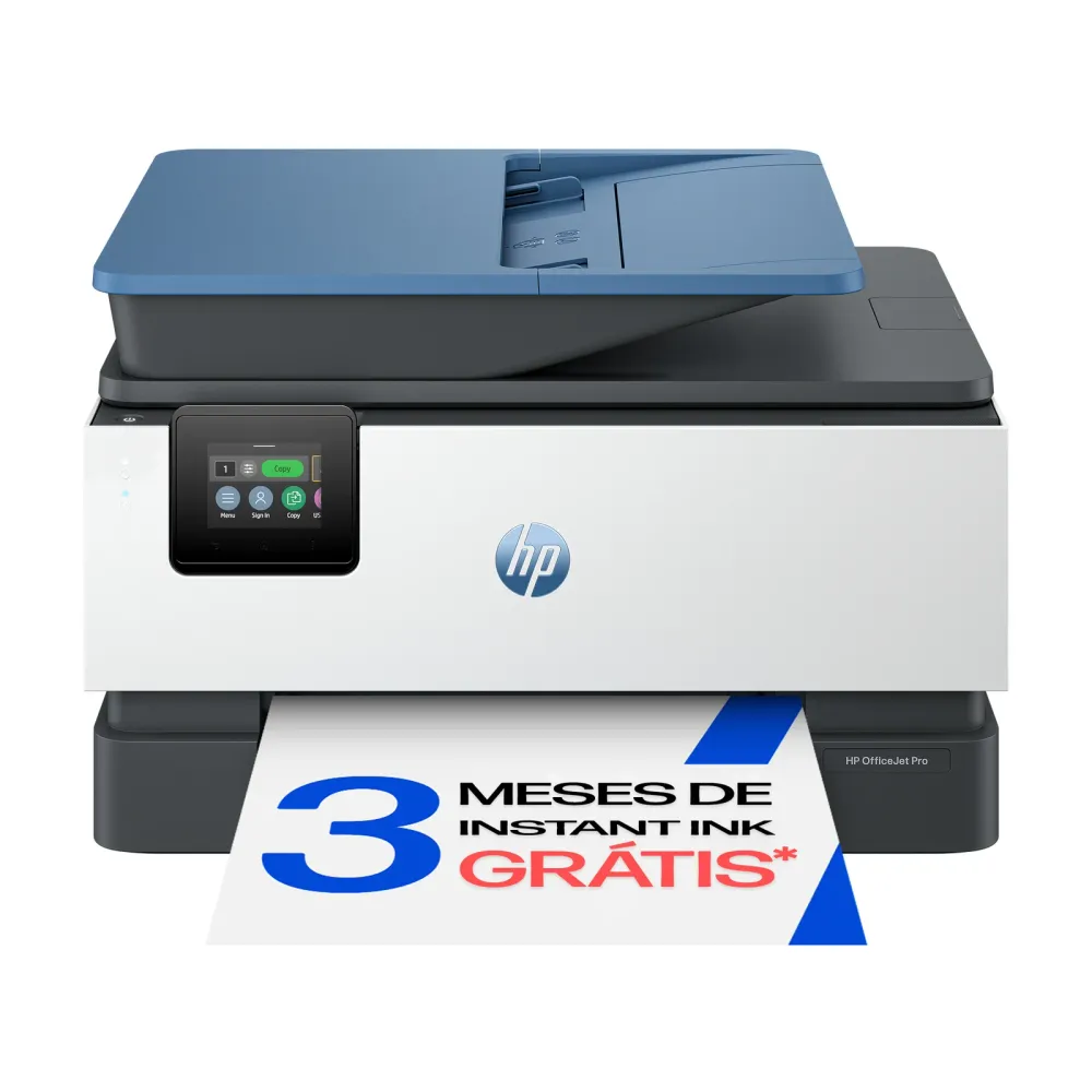 Impressora Jato Tinta HP OfficeJet Pro 9125e Multifunções (Impressão, Cópia, Digitalização, Fax), Duplex Auto, Wireless Instant Ink