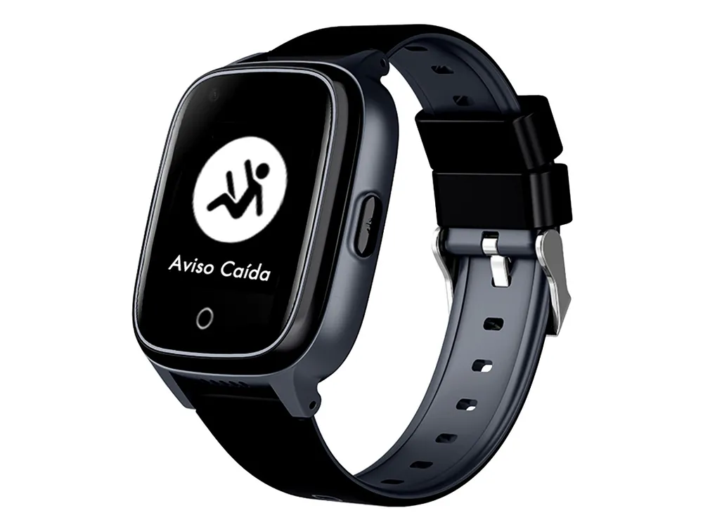 SMARTWATCH SAVEFAMILY SENIOR PANTALLA IPS 1.4. GPS. LLAMADAS Y VIDEOLLAMADAS. AVISO DE CAIDAS. BOTON SOS. NEGRO