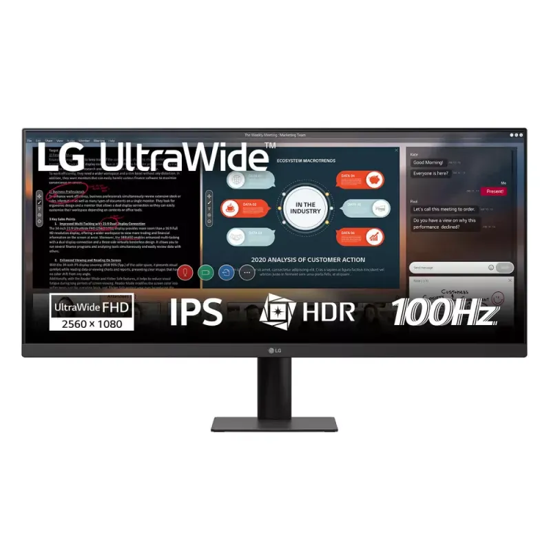 LG Monitor 29" WFHD 2560x1080 – 29U511A-B