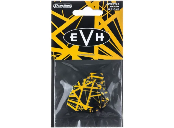 Dunlop EVHP04 Eddie Van Halen VHII Max Grip .60mm - 6 Pack