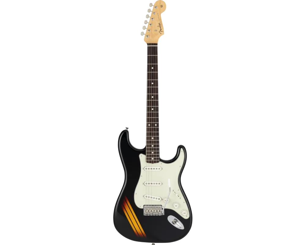 Fender Japan 2025, 60s Stratocaster Competition Black/3 Color Sunburst