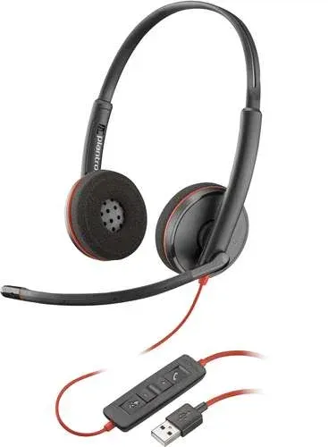 Headset POLY Blackwire 3220 estéreo USB-A