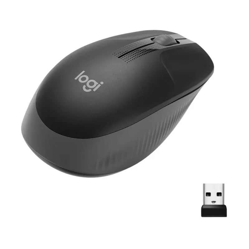 Logitech M190 Rato Sem Fios Full Size 1000DPI Cinzento