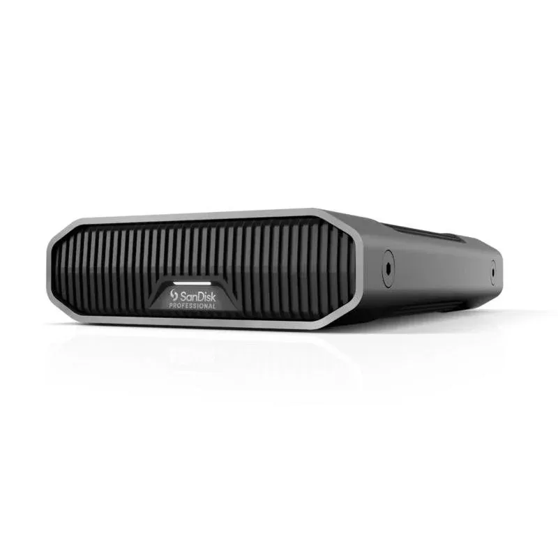 Disco Rígido Disco Duro SanDisk G-DRIVE SDPHF1A-008T-MBAAD 8TB Desktop USB-C 10Gb/s 7200rpm Alumínio