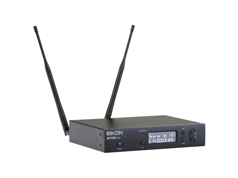 Sistema de Microfone sem Fios Portátil Eikon AETHER RM1HB 606-614 MHZ