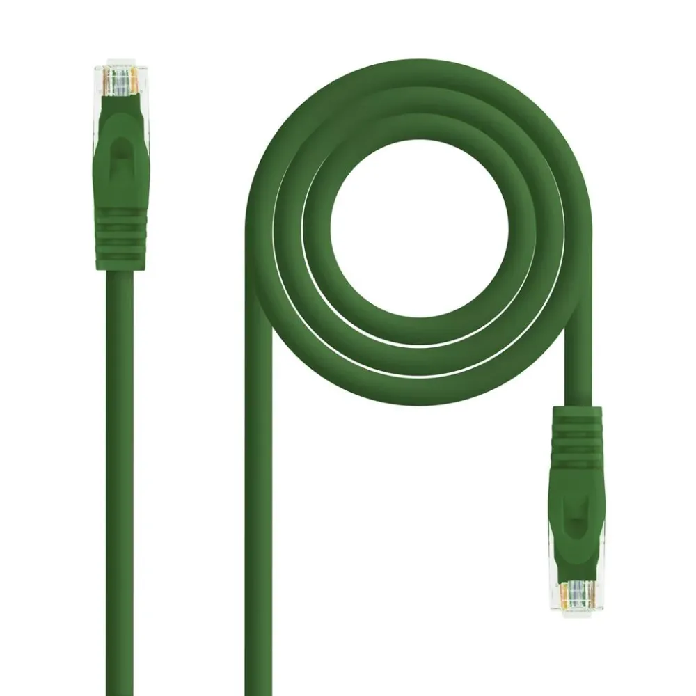 Cabo rede rj45 lszh cat.6a utp awg24 verde 2m