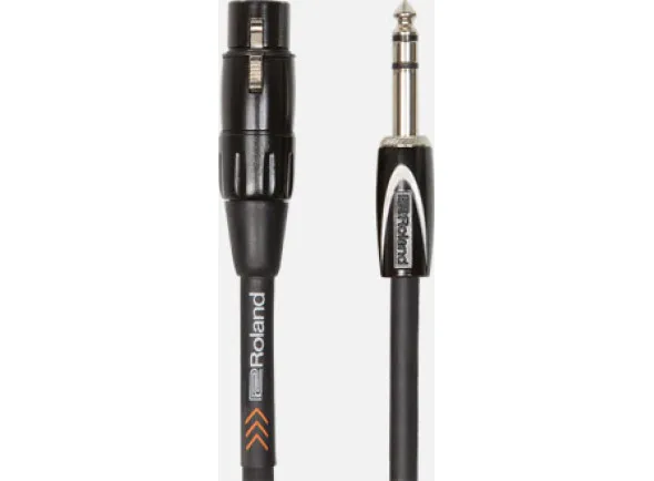 Roland RCC-3-TRXF Cabo Microfone XLR fêmea / Jack stereo balanceado 1m Garantia Vitalícia