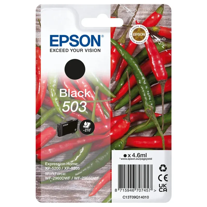 Tinteiro Epson Original Singlepack Preto 503 Ink