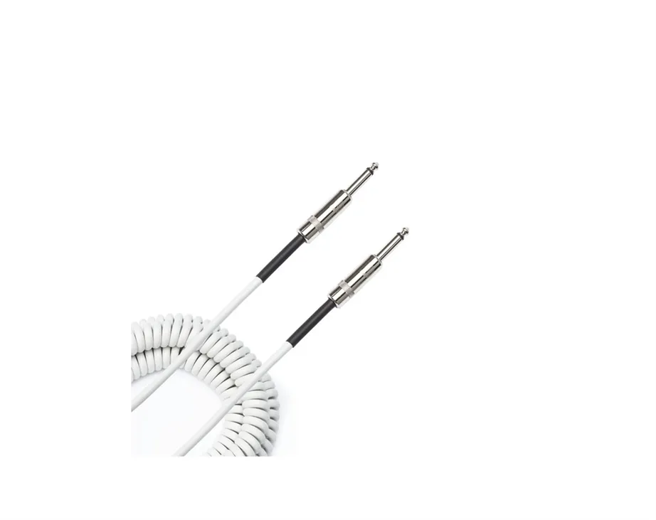 Cabo Instrumento D'Addario PW-CDG-30WH White Coiled 9,10mt
