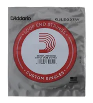 Corda individual guitarra Gipsy Jazz D'Addario GJLE023W Silver Wound com laço
