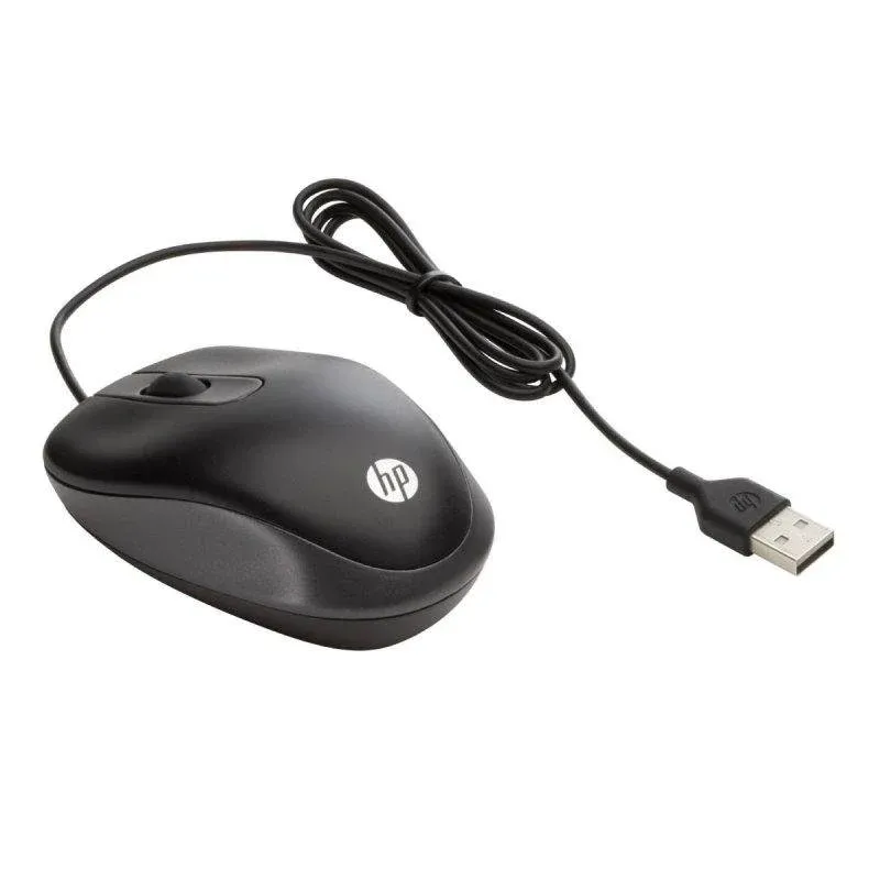 Rato HP G1K28AA USB 1000DPI Preto Ambidestro Compacto