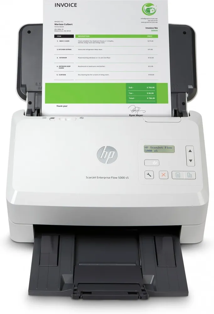 HP ScanJet Enterprise Flow 5000 s5 Scanner com alimentação 6FW09A