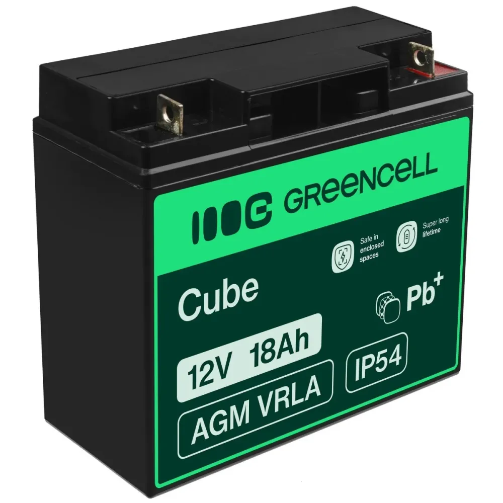 AGM Battery 12V 18Ah - Battery - 18,000 mAh AGM09