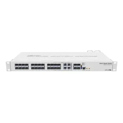 Switch MikroTik CRS328 28 Portas SFP Branco (CRS328-4C-20S-4S+RM)